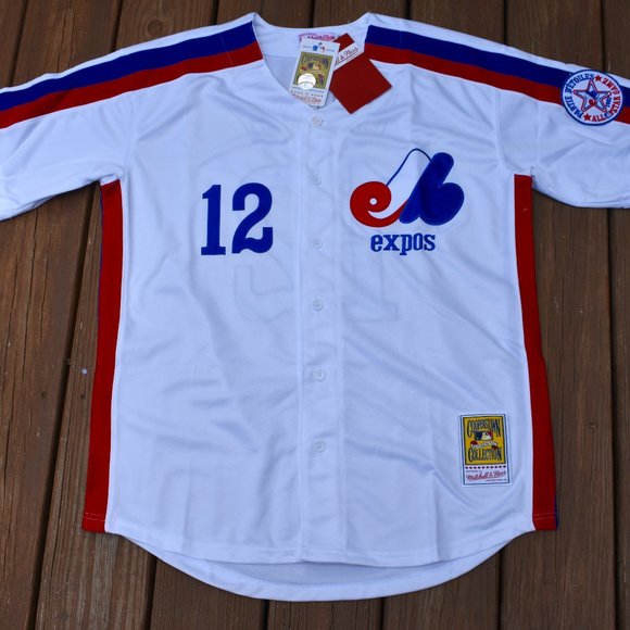 New!! Tom Brady Montreal Expos White Home Baseball Jersey Adult Men's Large - Picture 2 of 2